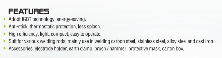 سلسلة MIG DCINVERTERMIG/MMAWELDINGMACHINE