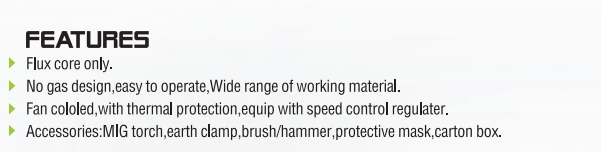 آلة لحام الأسلاك MIG بدون غاز