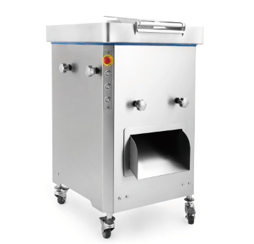 قطاعة شرائح اللحوم من الفولاذ المقاوم للصدأ بالكامل مع شفرات مزدوجة