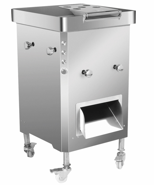 آلة تقطيع وتقطيع الفولاذ المقاوم للصدأ بشفرة مزدوجة