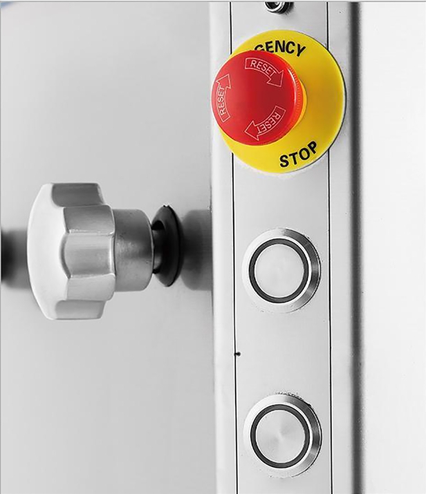 قطاعة شرائح اللحوم من الفولاذ المقاوم للصدأ بالكامل مع شفرات مزدوجة