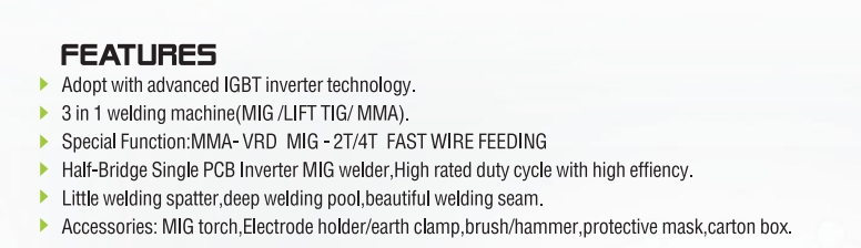 آلة اللحام MIG/MIMAWELDING IGBTINVERTER